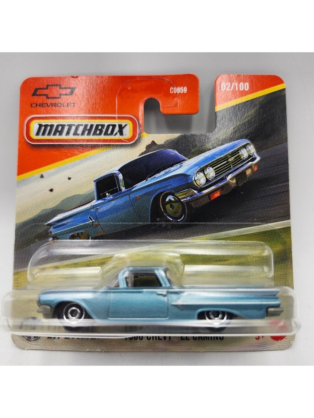 Matchbox 1960 Chevy El Camino 2025 02/100 Short Card
